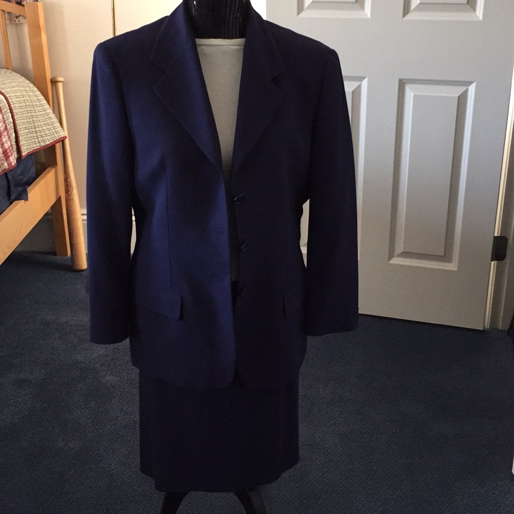 Max Mara Navy Suit